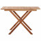 Tidyard Klapptisch Gartentisch Esstisch Gartenmöbel Balkontisch Tisch 110 x 67 x 74 cm,Esszimmertisch Bistrotisch Teetisch Campingtisch Bürotisch für Garten Terrasse und Balkon,Akazien-Massivholz
