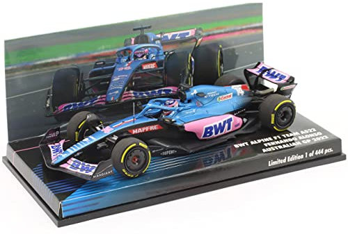 Fernando Alonso Bwt Alpine F1 Equipo A522 Fórmula 1 Australia GP 2022 Limitada Edición 1:43
