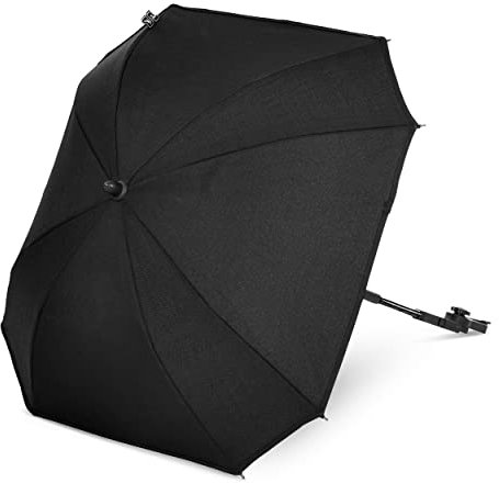 ABC Design Sombrilla universal Sunny – Para cochecito y cochecito – Protección UV 50+ – Soporte universal para tubos redondos y ovalados (incl)
