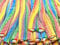 Fizzy Rainbow Cable Pencil Sweets HALAL 1200g / 100 pieces