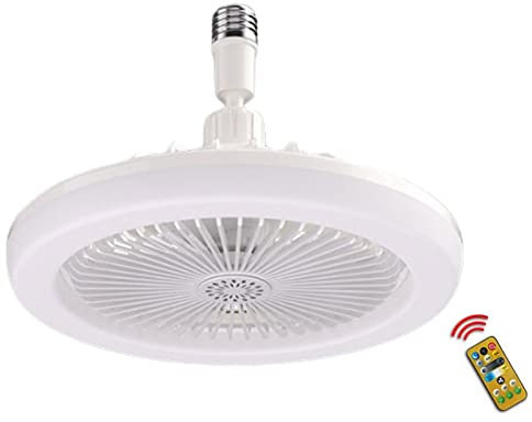 XINXI Ventilateur Plafond Led,Ventilateur Plafond Lumiere,Ventilateur De Plafond Telecommande,Ampoule Ventilateur Plafond,Ventilateur Chambre À Coucher,Lumière De Ventilateur De Plafond