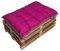 Coussins de palette, Coussins de chaises, Coussins de banc, grand coussin de sol, coussin de sol pour enfants (120_x_50_cm, Rose)