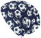 Wollhuhn Jungen/Mädchen Shorties Beanie/Beanie-Mütze/Kinder-Mütze Bequem Viele Motive Jersey Zweilagig Gefüttert Übergangszeiten (Öko-Stoffe/Bio) 2024202401 (Fußball Dunkelblau, M)