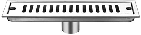 Desagüe De Ducha Lineal, Desagüe De Piso De Acero Inoxidable Con Cubierta De Rejilla Extraíble Desagüe De Piso De Ducha Rectángulo Desagüe Lineal Oculto(30cm-#1)