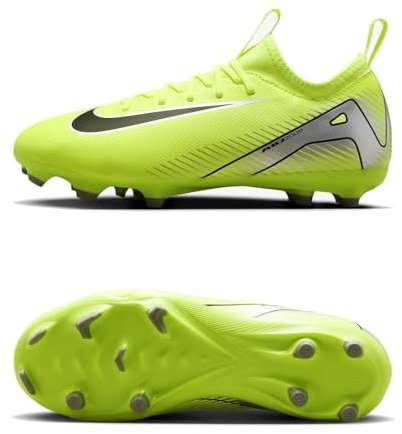 Nike Zoom Vapor 16 Academy FG/MG, Zapatillas, Volt/Black, 38.5 EU