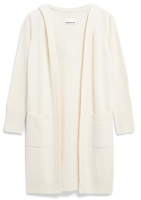 ARMEDANGELS Damen Strickjacke Relaxed Fit aus Bio-Woll Mix WANDAA Relaxed Fit Oatmilk