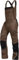 Leibwächter Latzhose Flex-Line, Hose, Unisex-Erwachsene, Männer, Non-binäre Personen, Overalls, Workwear, Einfarbig, haselnuss/schwarz, 54