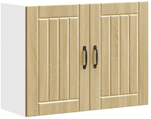 vidaXL Lucca Kitchen Wall Cabinet - Sonoma Oak, Engineered Wood, 80x31x60cm