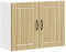 vidaXL Lucca Kitchen Wall Cabinet - Sonoma Oak, Engineered Wood, 80x31x60cm