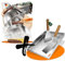 LIKAYA [BUNDLE] Plancha Edelstahl Grillplatte [30x40cm] + Burger-Glocken Set – 2x Grillspachtel & 2x Burger Glocken mit FSC-Akazienholzgriff – Perfekte Smash Burger auf Deinem Grill!