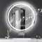 Bellanny Badspiegel mit Beleuchtung | 60cm Wandspiegel | Badezimmerspiegel | LED Spiegel mit Bluetooth | Kosmetikspiegel Schminkspiegel mit 3 Lichtfarben, Touch-Schalter, Dimmbar, Antibeschlag, IP44
