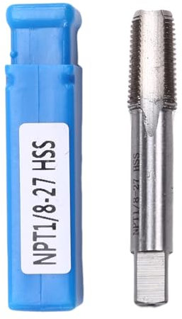 TsoLay 1/8 Pouces- 27 NPT Taraud Conique pour Tuyau 1/8-27 TPI Convient pour les Travaux de Réparation et D'Entretien