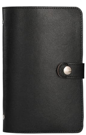 sodeber Geldhalter aus Leder mit 50 Fächern für Geldscheine, Sammelpapier, Buch-Organizer, Album für