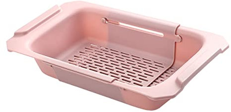 VINTORKY Rejilla De Drenaje Para Fregadero Cesta Para Escurrir Verduras Cesta De Drenaje Para Guardar Platos Cocina