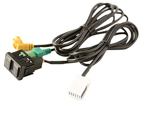 Vuzmode Auto USB AUX Schalter Kabel Audio Adapter RCD510 RNS315, for Passat B6 B7, for Golf 5 MK5, for 6 MK6, for Jetta Auto-USB-Buchse