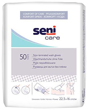 TZMO Seni Waschlappen, lose Verwendbar als Handtuch, 50 Stück