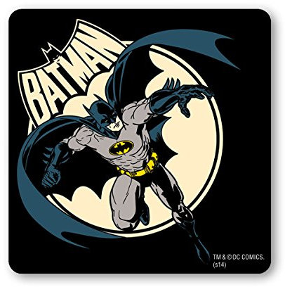 Logoshirt Batman - Sottobicchiere Full Moon - Coperchio per birra - DC Comics - Nero - Design originale con licenza