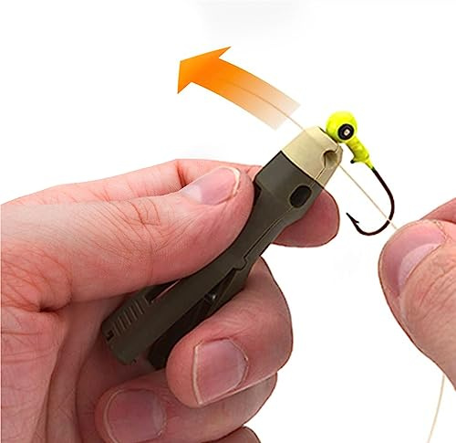 Tyepro Original Tying Tool For Fishing | Jig Head and Hook Eyelet Grip, Line Threader, Clipper, For Shaky Hands and Poor Eyesight, Tackle Box Accessory