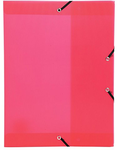 Exacompta 5967E 1 Abheftbox mit Gummibändern Linicolor aus Polypropylen Rücken 2,5 cm Maße 25 x 33 cm für A4-Format zufällige Farbe wird montiert geliefert