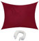 jarolift Voile d'ombrage Pare-Soleil rectangulaire, Hydrofuge, Brise-Soleil pour terrasse, Jardin, Balcon, Tissu Polyester 400 x 300 cm, Bordeaux