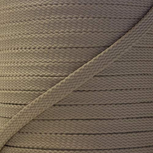 Schneiderei & Atelier 10m Flat Cord 5mm Braided Corset Lace Beige Sand
