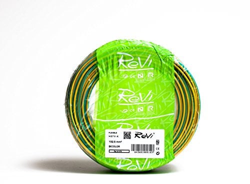 Cable FLEXIBLE H07V-K 1 x 2,5 mm² 100 m (Biclor (Amarillo/Verde))