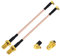 YILIANDUO SMA Buchse zu MMCX Stecker 10CM rechtwinklig RG316 Kabel MMCX zu SMA Verlängerungskabel für WiFi Antenne Pigtail QAV250 H210 FPV Racing Pack von 2