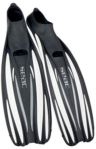 SEAC F100 Pro, Aletas Ultra Ligeras, Cerradas, para Buceo y esnórquel