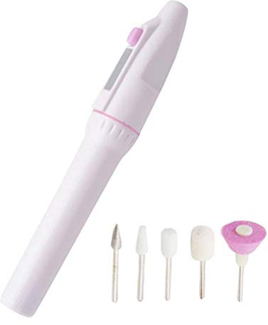 Mini Electric Nail Drill Machine Nail File Pedicure Manicure Grinding Polisher Tool Sets (No Battery)