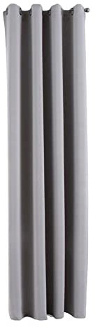 Gardinenbox Vorhang Blickdicht »Newyork« Grau HxB 225x140 cm 1er-Pack Thermo-Gardine Verdunkelungsvorhang Blackout Ösen schalldämmend ÖKOTEX UV-Schutz Raffhalter, 201920600