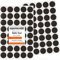 Reorda® Magnetplättchen selbstklebend (80 Kreise) | Starker 3M-Kleber ermöglicht ausgezeichnete Klebekraft | Vielseitige Flache Magnete zum basteln & schneiden | Ideal nutzbar für Schule & Büro