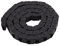 Schleppkette, R28 10 x 10 mm Energiekette Nylon kabelkette für 3D Drucker, CNC Werkzeugmaschinen und Elektronischen Geräten(1M Schwarz)