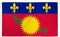 AZ FLAG - Flagge Guadeloupe alternativ - 90x60 cm - Guadeloupe Fahne 100% Polyester mit Messing-Ösen - UV-beständig - Vives Farben - 50g