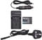 DSTE NB-2L NB-2LH Li-ion Battery + DC18U Travel and Car Charger Compatible with Canon PowerShot G7 G9 S80 VIXIA HF R100 HG10 HV40, EOS 400D Digital Rebel XT XTi FVM200 Digital Camera as BP-2L5 BP-2LH