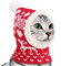 Pawaboo Hundehaube Wintermütze, Haustier Weihnachtsmütze, Hund Weihnachts Wintermütze,Weihnachtsdeko-Mütze Hüte für Haustiere, Ohrenschützer Warme Kappe für Kleine Hunde, XS, Weihnachtselche Rot