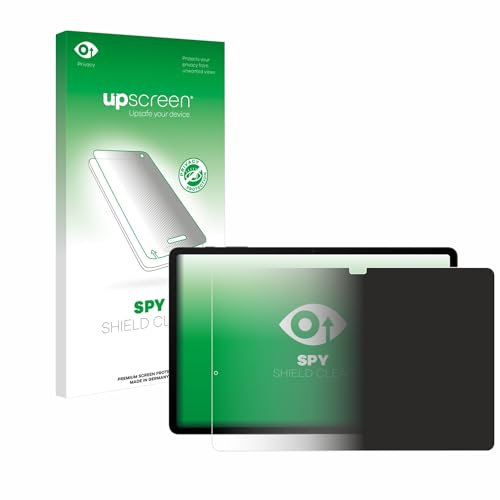 upscreen Anti-Spy Blickschutzfolie für Samsung Galaxy Tab S8 Plus WiFi Made in Germany, Privacy Displayschutz-Folie [Sichtschutz, Blaulichtfilter]
