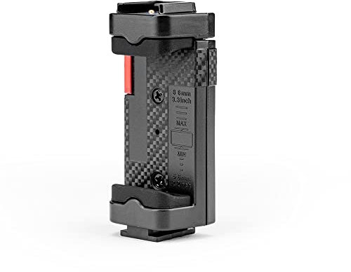 Fotopro Handystativhalterung Kalter Schuh Universal Smartphone Halterung Adapter für iPhone Android Einbeinstativ Selfie Stick Desktop Stativ Video Vlogging Foto