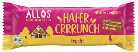 Allos Hafercrrrunch Riegel, Frucht, 50g
