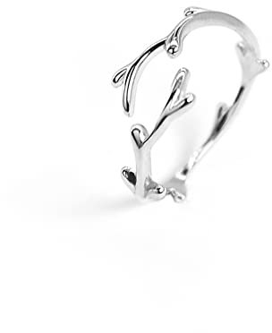 Ring Zweig Silber 925, Ring Ast, Verstellbarer Ring Silber, Natur Ring, Minimalistischer Wicca Schmuck, Geschenke für Frauen