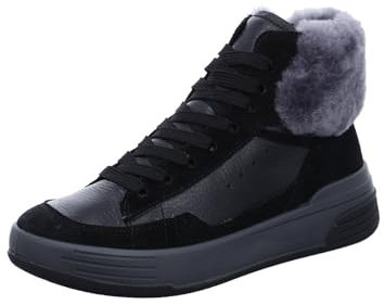 ARA Damen Master Mid-Cut Sneaker, SCHWARZ, 39 EU Weit