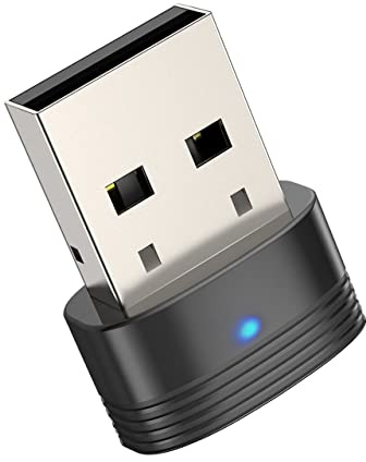 CGZZ Bluetooth 5.0 Adapter, Bluetooth Adapter PC, Bluetooth Dongle, for PC Desktop Laptop, Supports Windows 10/8.1/8/7, Linux