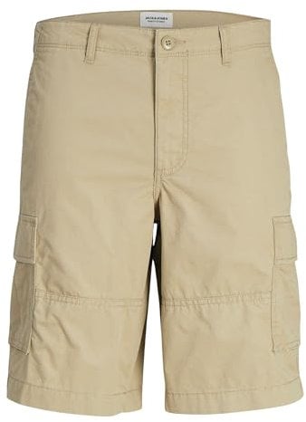 JACK & JONES Boy's Jpstinternational Jjcampaign Short Jnr Cargo, Crockery, 9 Years