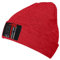 Black Warm Knit Hat Firefighter Axe Red Line Flag Pattern Soft Good Elasticity Suitable for Daily and Outdoor Sports, Red, One size