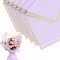 20 Blatt Dekoration Geschenkpapier Wasserdicht Floristenverpackungspapier Verwendung für Geschenkverpackungen Blumen Kunst und Handwerk Blumenstrauß Papier Geschenkpapier (Hellviolett)