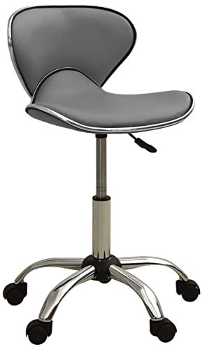 ShGaxin Bürostuhl, Drehstuhl, Schreibtisch Stuhl, Büro Stuhl, Computerstuhl, Arbeitsstuhl, Gaming Stuhl, Grau Kunstleder