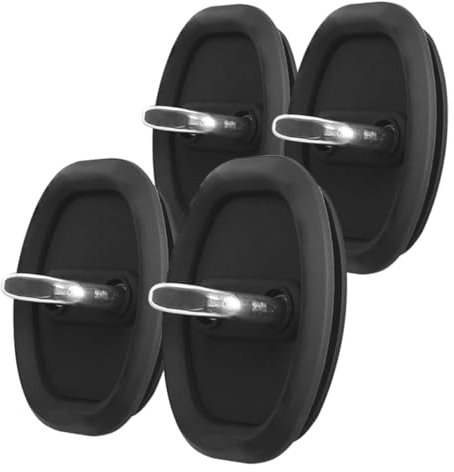 DRESSOOS Door Latch Protective Cover Set Car Door Damper Buffer Silicone Protection Latches Covers for Car Locks