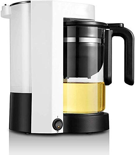 CNNKWXTW Coffee Machine, Compact Coffee Machine,750Ml Coffee Maker with Anti Drip Function,800W,Boil-Dry Protection,Reusable,Washable Filte-White,Compatible with Espresso Cooker