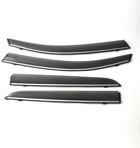 EKEGUY Vordere Windabweiser Seitenfenster-Visiere Für Toyota Für Yaris Limousine 2007–2013 PC-Wetterschilder Sonnen- Und Regenschutz Deflektoren Windabweiser