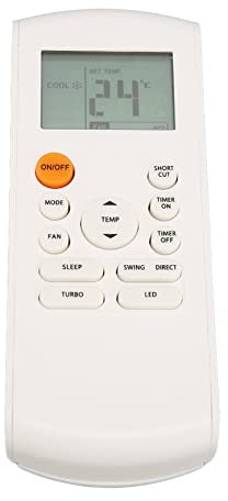 Haofy Carrier, MrCool, FRIMEC Klimaanlagen-Fernbedienung mit Leistungsstarkem Signal, Einfache Fernbedienung für R57B1 BGE RG52A2 BGEFU1 RG57 BGE RG57A BGE RG57A1(B) BGE, Kompatibel