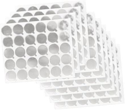VICASKY Eyelash Glue Lash Extensions Sticker Set 600pcs Glue Pad for Lash Extensions Quick Drying Silver No Cleaning Needed
